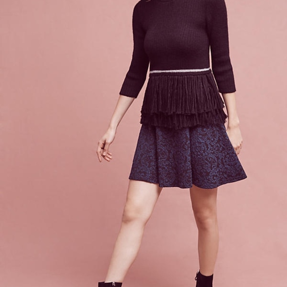 ANTHROPOLOGIE - HARARE - Fringed Pullover small - Picture 4 of 7